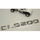 Benz CLS 200 Bagaj Krom Metal 3M 3D Yazı Logo thumbnail 3