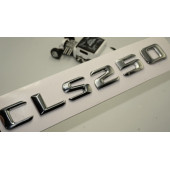 Benz CLS 250 Bagaj Krom Metal 3M 3D Yazı Logo thumbnail 1