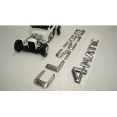 Benz CLS 250 4Matic Bagaj Krom Metal 3M 3D Yazı Logo - 3