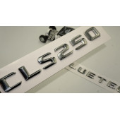 Benz CLS 250 Bluetec Bagaj Krom Metal 3M 3D Yazı Logo - 1