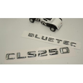 Benz CLS 250 Bluetec Bagaj Krom Metal 3M 3D Yazı Logo - 2