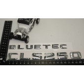 Benz CLS 250 Bluetec Bagaj Krom Metal 3M 3D Yazı Logo - 5