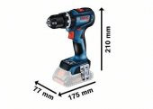 GSB 18V-90 C Darbeli Delme Vidalama Solo - 2