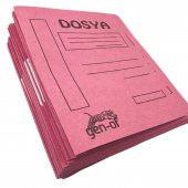 Gen-Of Tam Kapak Karton Dosya 50li Pembe - 2