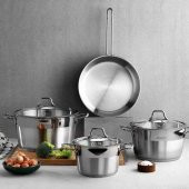 Schafer Vals 7 Parça Çelik Tencere Seti Inox - 1