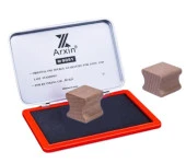 Ahşap Küp Mühür 20x20mm Kavrama Oluklu Blok Kayın Ağacı - 1