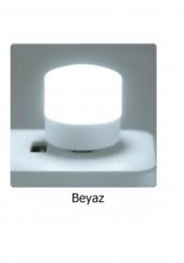 gaman Mini Taşınabilir Ampul Usb Led Beyaz Lamba 1 W- Gece Lambası Özellikli Powebank Pc Uyumlu Led Işık - 2