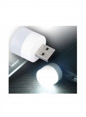 gaman Mini Taşınabilir Ampul Usb Led Beyaz Lamba 1 W- Gece Lambası Özellikli Powebank Pc Uyumlu Led Işık - 4