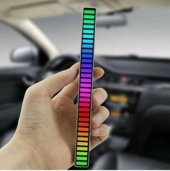 gaman Rgb Sese Duyarlı Müzik Ses Ritim Işığı Taşınabilir Ev-Araba-Masaüstü Ekolayzer Led Çubuk Lamba - 1
