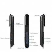 gaman Özel Kılıflı Sunum Kumandası Wireless Presenter Laser Pointer Kalem Sunum - 4