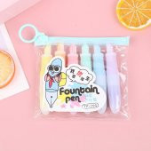 gaman Mini Dolmakalem Görünümlü Renkli Fosforlu Kalem 4 Paket(24 Adet) Okul Öncesi İçin - 2