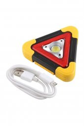 Powermaster 500 Lumen Solar Şarjlı Çok Fonksiyonlu Reflektör Işıklı Ikaz Lambası - 2