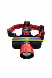 Gold Police Gp-319 500 Lümen Cob Led Şarjlı Kafa Lambası Şarjlı Kafa Feneri Zoomlu - 5