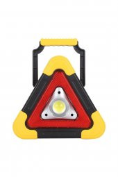 Powermaster 500 Lumen Solar Şarjlı Çok Fonksiyonlu Reflektör Işıklı Ikaz Lambası - 1