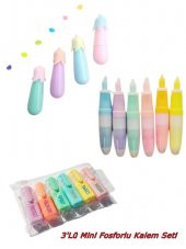 gaman 3 Paket Mini Fosforlu Kalem Seti - 1