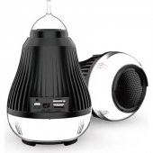 newnet ZQS1317 Powerbank Özellikli Şarjlı Taşınabilir Bluetooth Hoparlör Speaker Led Işıklı - Asılabilir - 1