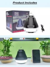 gaman Kablosuz Taşınabilir Bluetooth Hoparlörlü Şarjlı Led Aydınlatmalı Portatif Kamp Lambası - 5