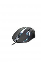gaman Gaming Series Işıklı Oyuncu Mouse Kablolu Gaming Gamer Led Fare Ledli Oyun Faresi GM001 - 1