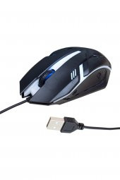 gaman Gaming Series Işıklı Oyuncu Mouse Kablolu Gaming Gamer Led Fare Ledli Oyun Faresi GM001 - 2