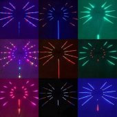 gaman Bluetoothlu Animasyonlu RGB LED Yıldız Kayar Led Işık 5V USB Girişli Sese DUYARLI Rengarenk - 3