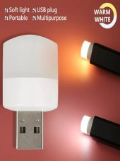 gaman Mini Ampul 1W Taşınabilir USB Led Işık - Powerbank Laptop PC Uyumlu Günışığı REnk - 4