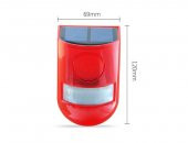 gaman  Yabani Hayvan Kovucu Güneş Enerjili Uyarı Işıklı 129 Desibel Alarm Sistemi thumbnail 5