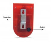 gaman  Yabani Hayvan Kovucu Güneş Enerjili Uyarı Işıklı 129 Desibel Alarm Sistemi thumbnail 6