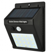 gaman Güneş Enerjili Hareket Sensörlü Duvara Monteli Su Geçirmez 20 Led Solar Lamba thumbnail 4