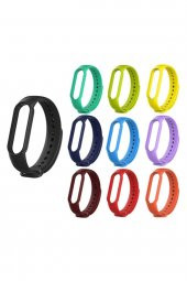 gaman Xiaomi Mi Band 5 Ve 6 Ya Uyumlu Silikon Kordon 10 Lu Set - 1
