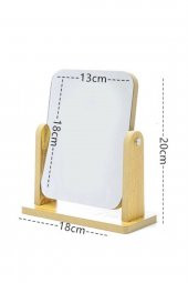gaman Makyaj Aynası Ahşap Masa Aynası Ayarlanabilir Makeup Mirror - 4