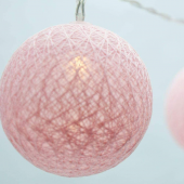 gaman Pembe Dekoratif Pilli 10lu Top Şeklinde Gün Işığı Led Işık - 3