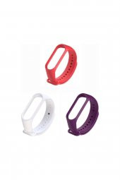 gaman Mi Band 3/4 Uyumlu Akıllı Bileklik Kordonu 3lü Set - 1