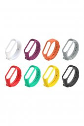 gaman Mi Band 3/4 Uyumlu Akıllı Bileklik Kordonu 8 Adet - 1