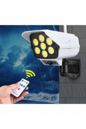 gaman Güneş Enerjili Bahçe Sokak Aydınlatması Uzaktan Kumandalı Sahte Kamera Görünümlü Ikaz Işıklı - 4