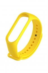 gaman Mi Band 3/4 Uyumlu Akıllı Bileklik Kordonu - Sarı - 1
