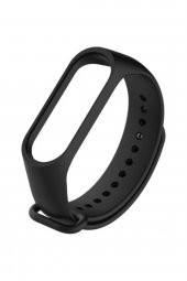 gaman Mi Band 3/4 Uyumlu Akıllı Bileklik Kordonu - Siyah - 1