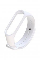 gaman Mi Band 3/4 Uyumlu Akıllı Bileklik Kordonu - Beyaz - 1
