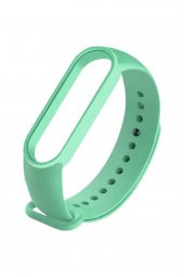 gaman Mi Band 5 - 6 Uyumlu Silikon Akıllı Bileklik Kordonu - Su Yeşili - 1