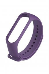 gaman Mi Band 3/4 Uyumlu Akıllı Bileklik Kordonu - Mor - 1