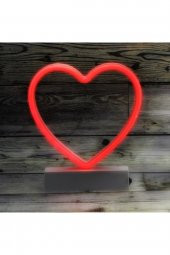 gaman Dekoratif Neon Kırmızı Romantik Kalp Led Işık - 1