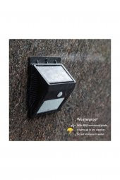 gaman 20 Led karanlık ve Hareket Sensörlü Güneş Enerjili Solar Duvar Lambası - 3