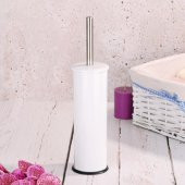 Ksv metal beyaz  paslanmaz wc tuvalet fırçası thumbnail 2