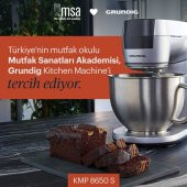 GRUNDİG KMP 8650 S MUTFAK MAKİNESİ / MUTFAK ŞEFİ GRİ - 4