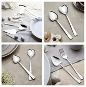 Nehir can canan servis takımı - yemek kaşık - çay kaşığı seti 41 prç. - 1