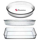 Paşabahçe borcam fırın tepsisi - 3 lü borcam set - 1