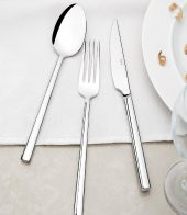 Nehir dalyan 89 parça çatal kaşık takımı - çatal kaşık seti thumbnail 1