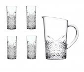Paşabahçe timeless rakı bardak - 5 li özel seri sürahili rakı bardağı - 1