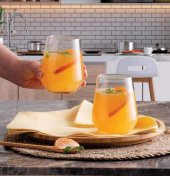 Paşabahçe 41536 6 lı allegra bardak su bardağı - meşrubat bardağı sade thumbnail 1