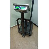 700 KG ELEKTRONİK TERAZİ-45x60 CM KEFE-KATLANIR BOYUNLU KANTAR-SAĞLAM ŞASE-2 YIL GARANTİLİ - 3