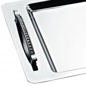 Nehir rana paslanmaz çelik tepsi çay tepsisi - servis tepsisi - 1